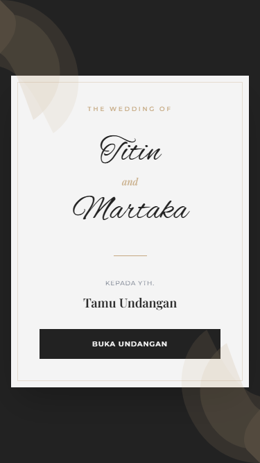 Template Undangan Pernikahan Classic