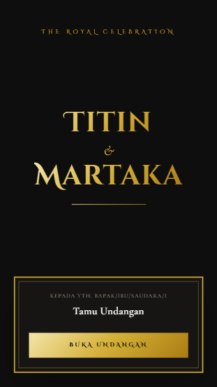 Template Undangan Pernikahan Luxury