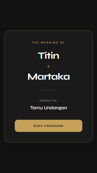 Template Undangan Pernikahan Modern