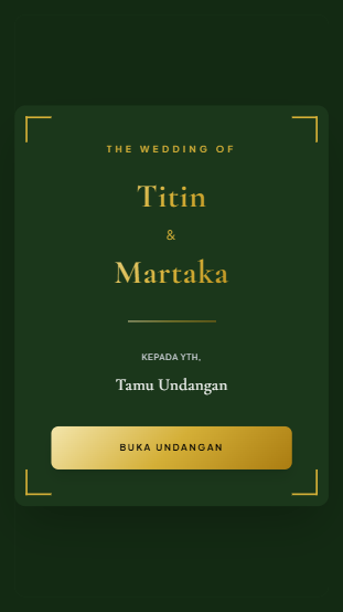 Template Undangan Pernikahan Traditional